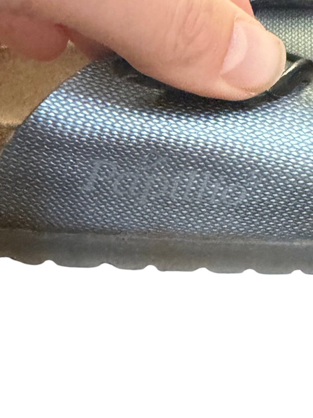 Birkenstock Papillio Bern Backless Clogs Blue Metallic Slip-On Comfort Size 6 - Picture 8 of 11